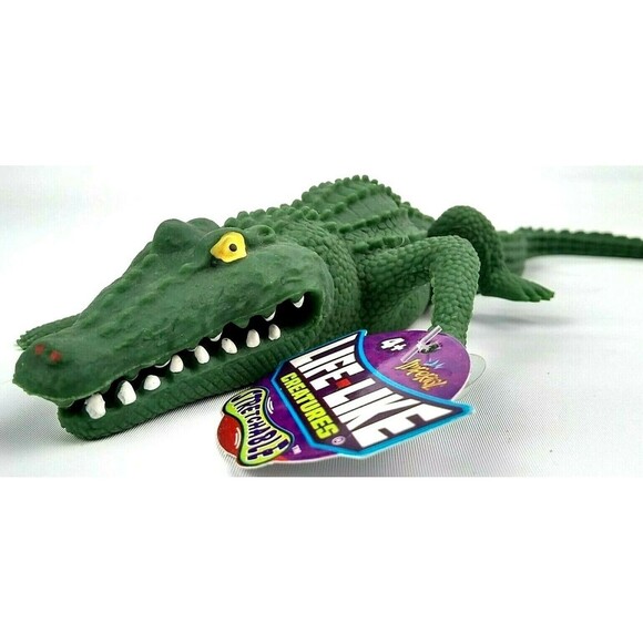 Crocodile Imperial Life Like Stretchable Squishy Alligator Figure Ja-Ru Croc Toy - Picture 3 of 16